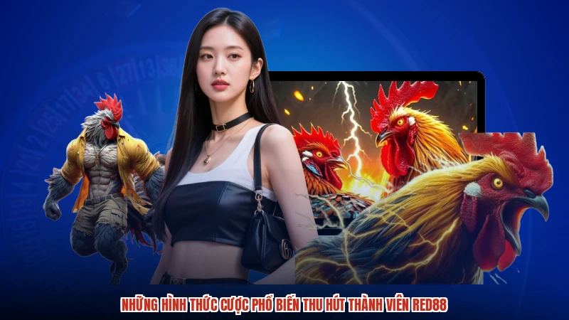Những hình thức cược phổ biến thu hút thành viên RED88