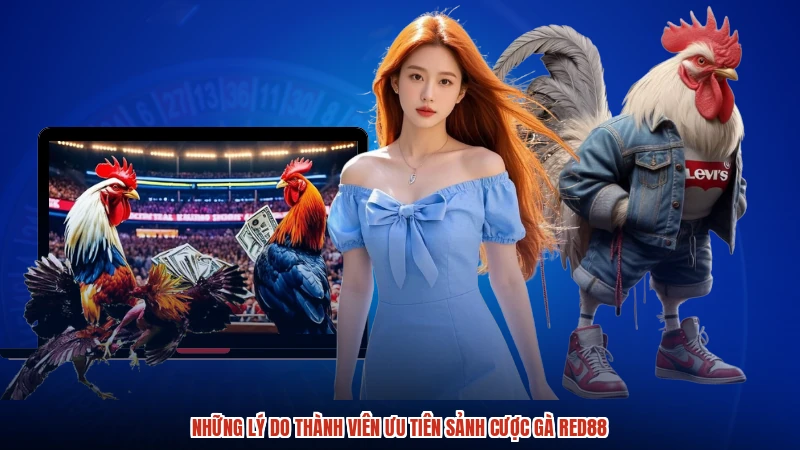 Những lý do thành viên ưu tiên sảnh cược gà RED88 Những lý do thành viên ưu tiên sảnh cược gà RED88